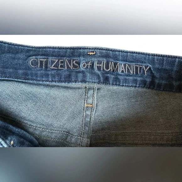 Citizens of Humanity Arielle Mid Rise Skinny Jeans Women’s Size 26 Raw Hem - Picture 8 of 12